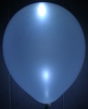 Светящийся шар М 12" белый металлик