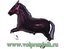 Лошадь чёрная фото в интернет-магазине Волшебный праздник