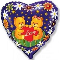 Медвежата с сердечком фото в интернет-магазине Волшебный праздник