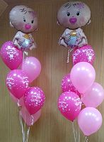 Набор шаров "Ура близнецы" фото в интернет-магазине Волшебный праздник